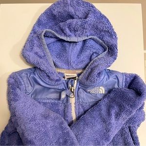 North Face fuzzy fleece jacket